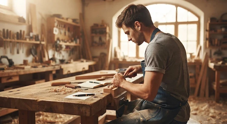 Créateur de micro-entreprise gérant ses premières factures avec ClariPro